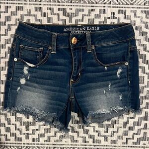 American Eagle Outfitters Women's Blue Denim Shorts